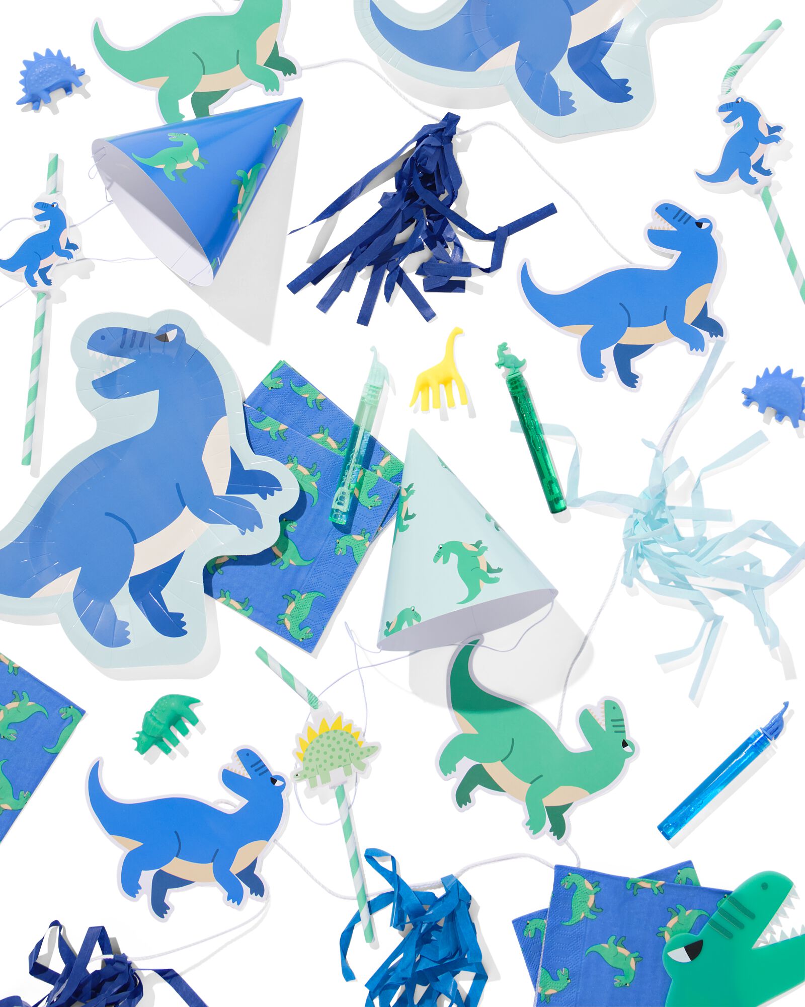 Papierstrohhalme Dino  - 14250089 - HEMA